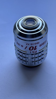 Nikon Plan 10x / 0,30, 160 / 0,17, DL. Ph1, Phasenkontrast Mikroskop Objektiv