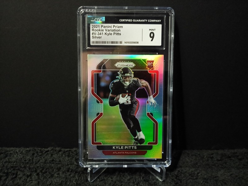 2021 Panini Prizm Kyle Pitts Rookie Variation Silver Prizm (RC) CGC 9 MINT