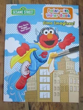 NEW Sesame Street Paint with Water Activity Book Elmo Imagines! KAPPA 2016