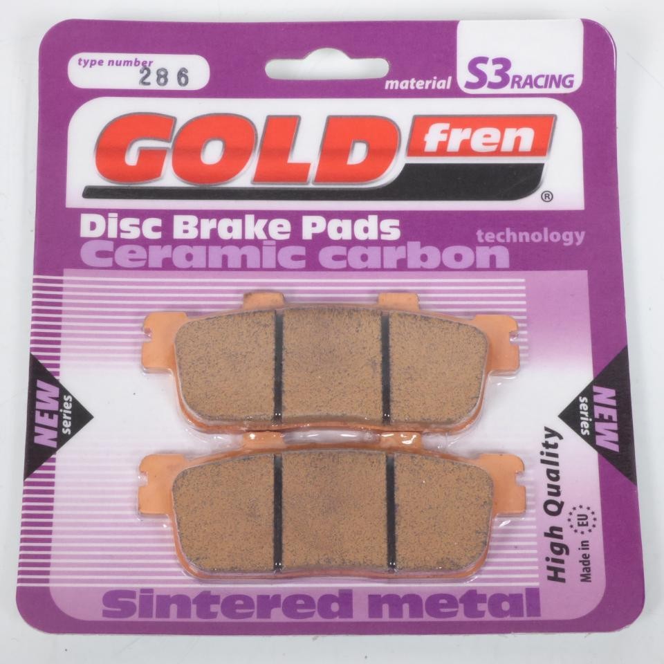 Plaquette de frein arrière droit Gold Fren pour quad Sym 250 Quadlander 2005-2007