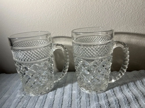 Anchor Hocking Glass WEXFORD Crystal Beer Mug