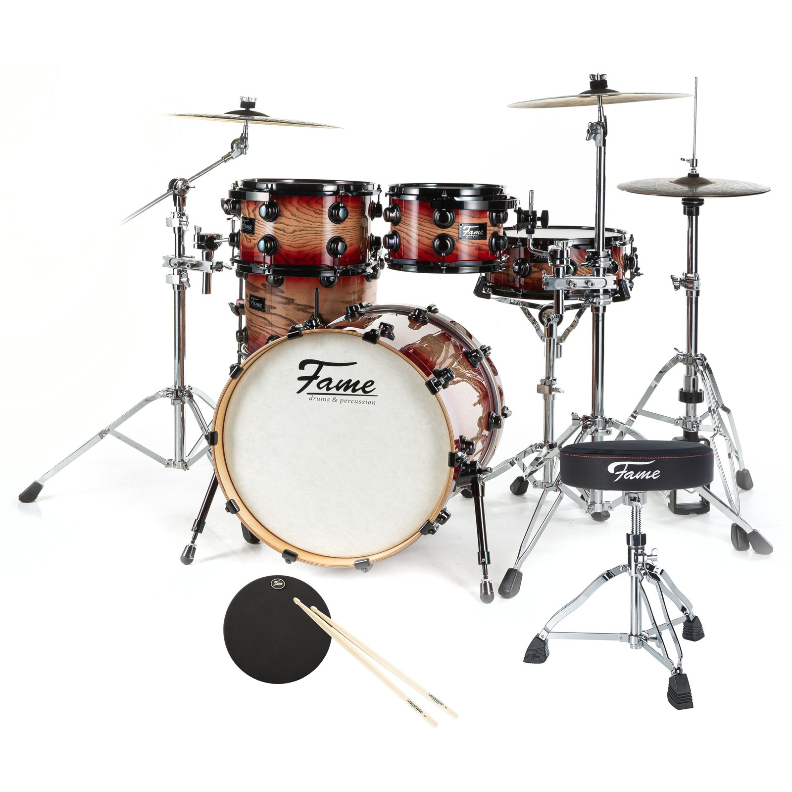 Fame Fortress Stage Bundle Red - Drum-Set 263690₽