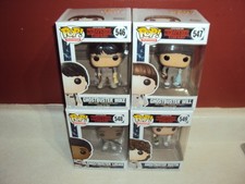 STRANGER THINGS GHOSTBUSTER MIKE LUCAS WILL DUSTIN FUNKO VINYL POP VAULTED 4 LOT