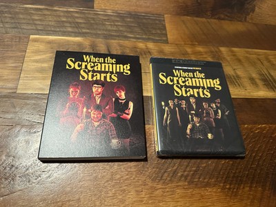 When the Screaming Starts (4K Ultra HD, Terror Vision, Slipcover, NEW)