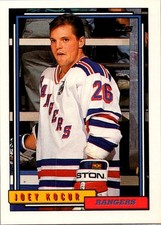 1992-93 Topps #128 Joey Kocur New York Rangers