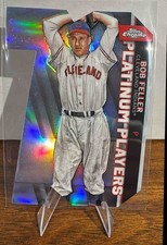 2021 Topps Chrome Update Bob Feller #CPDC-64 Platinum Player Die Cut Indians