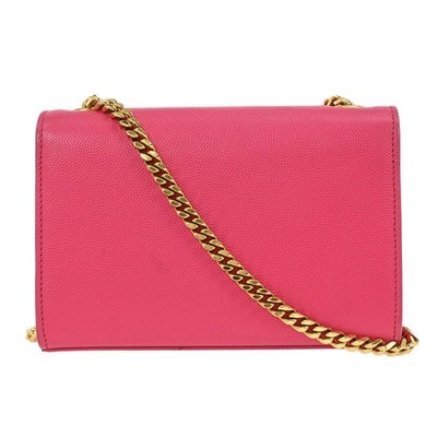 Saint Laurent Pink Leather Kate Shoulder Bag PTR354121・0714