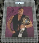 Dwayne Johnson The Rock Signed Autograph WWE 8x10 Photo PSA/DNA Encapsulated