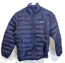Eddie Bauer 650 Down Packable Puffer Jacket Youth Size Large 10/12 Black