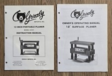 Grizzly 12" Portable Surface Planer (Model G1017) Instruction/Operator Manuals