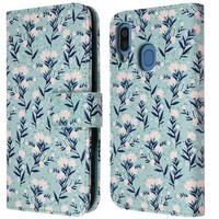 Imoshion Design KlapphüLle Samsung Galaxy A40 - Blue Flowers