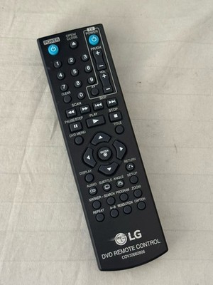 GENUINE LG COV33662806 DVD PLAYER REMOTE - LDA-511 DP132H