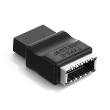 USB 2.0 to Type-E Header Adapter, USB 2.0 9Pin Male to Type-E Female Converter