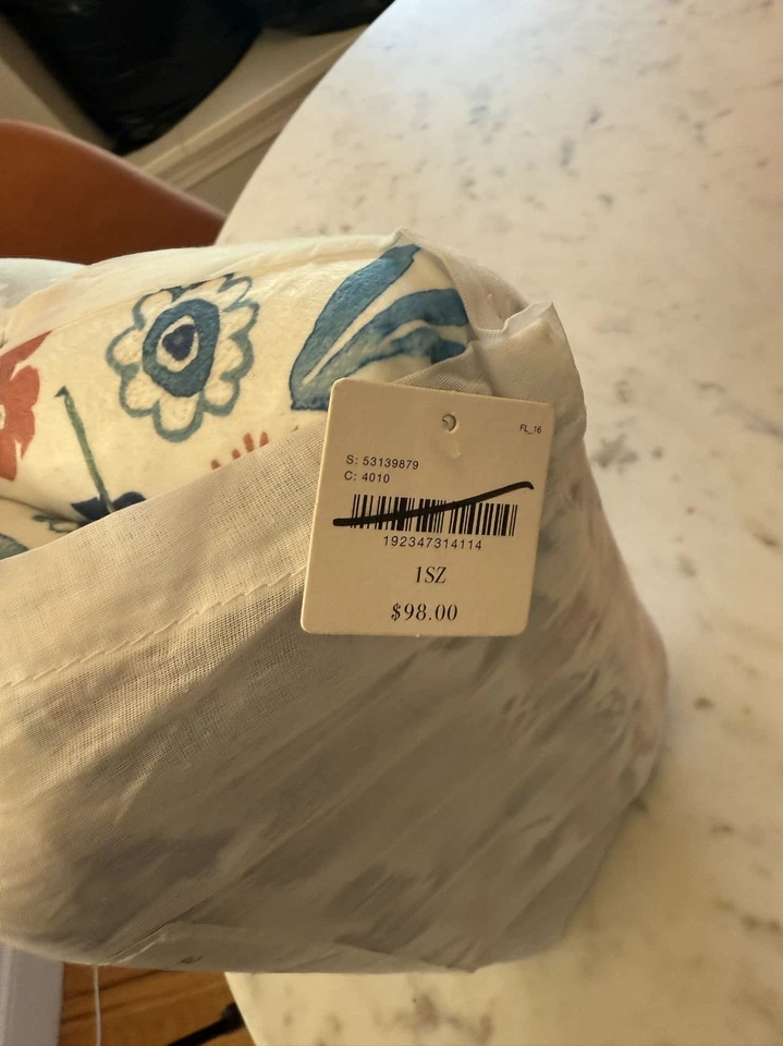 Juego de 2 fundas Anthropologie Velvet Hollyhock King nuevas con etiquetas $98 Foto 2 de 3