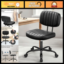 Ergonomic Home Office Chair with Lumbar Support - New Black Computer Desk Chair