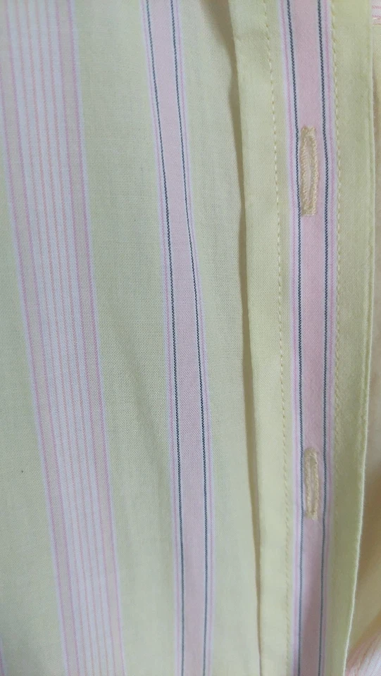crew clothing pastel coloured stripped shirt size 10 - Image 2 of 4