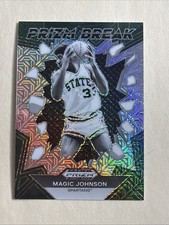 Magic Johnson 2024 Panini Draft Picks Prizm Break Mojo /25 1st On Print SP