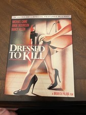 Dressed to Kill (4K Ultra HD, Bluray) Slipcover Ship In Box