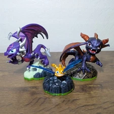 Skylanders Spyro's Adventure Spyro Cynder and Sparx Set of 3 Figures