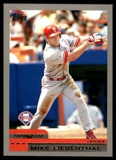 Mike Lieberthal 2000 Topps #10 Phillies MLB READ FREE SHIPPING AutographDen