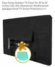 Outdoor TV Cover for 30 to 32 " LCD, LED, Water Repellent,  see description