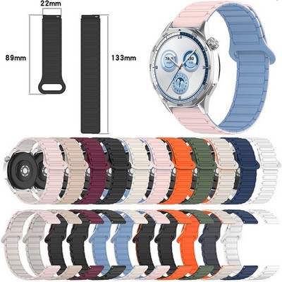 Für Huawei Watch GT5 Pro 46mm/Redmi Watch5 Active/Lite Silikon-Sportband Armband
