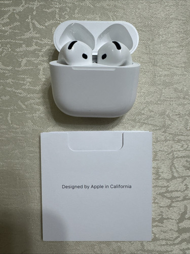 Apple AirPods 4 Wireless Bluetooth Earbuds MXP63LL/A 2024 4th Gen/without box - Picture 1 of 2
