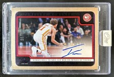 2024-25 Panini One and One Trae Young Timeless Moments Auto Purple #/35 Hawks