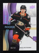 2023-24 Upper Deck Premier Rookies Purple 6/10 Nikita Nesterenko #133 1pa2