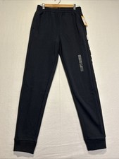 Carhartt Boys Large Fleece Logo Sweatpants 14/16 CK8429 Caviar Black NWT