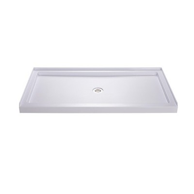 DreamLine SlimLine 32 in. D x 60 W x 2 3/4 32 inch D x 60 W, White