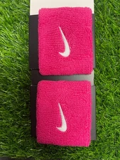 Nike Hot Pink/ White WristBands OSFM