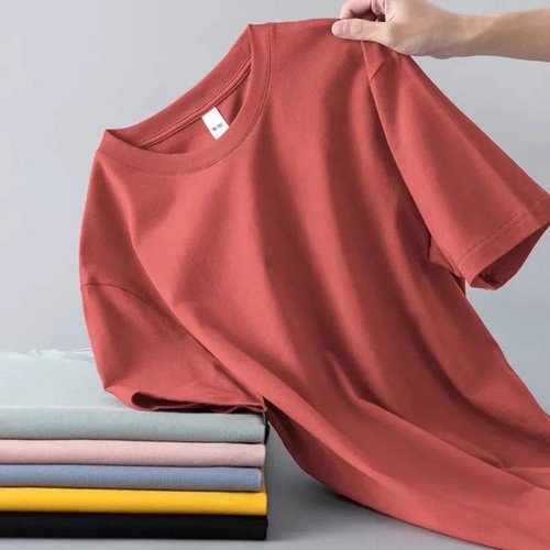 Fashionable Men's T shirt Solid Color Korean Style Tops for Effortless Style - Picture 8 of 18
