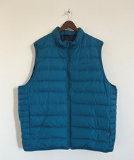 Lands End Gilet Bodywarmer Size XXL Full Zip Down Puffa Padded Thermal Excellent