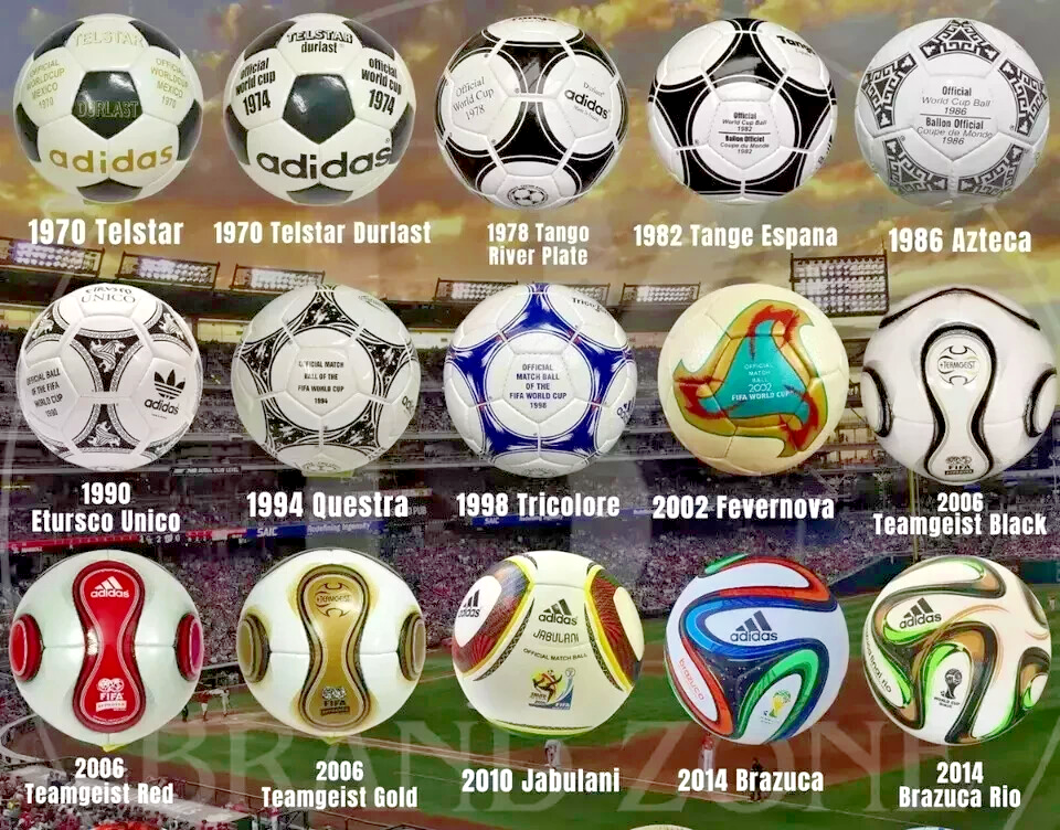 FIFA World Cup Soccer ball Match Ball Size 5 (1970-2014 Edition
