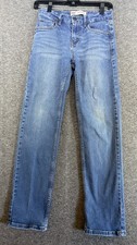 Levis 514 Straight Performance Boys Jeans 14 Reg 27x29 Medium Wash Blue