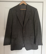 Canali Made in Italy Wool Cashmere Blend for Bloomingdale's 52R Sport Coat Vtg