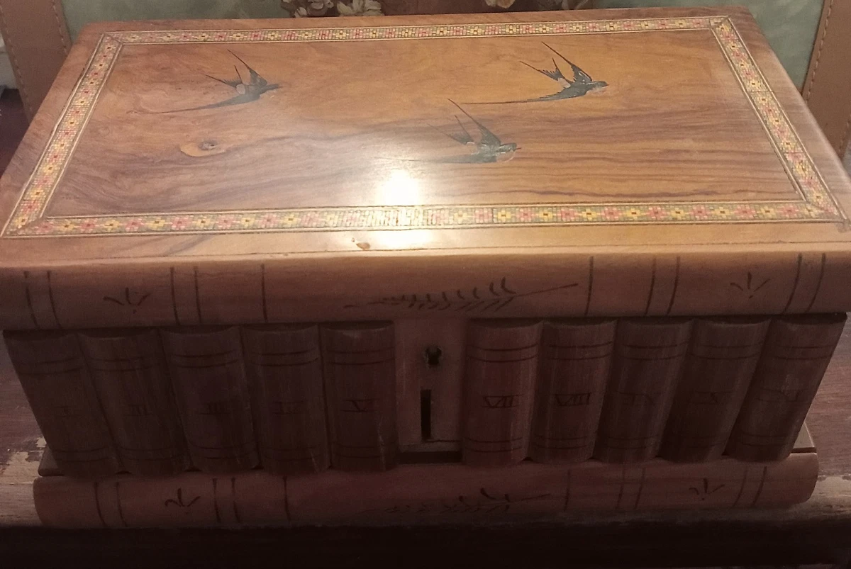 Store-HD Scatola Regalo Magica In Legno Con Scomparto Segreto Per Soldi, Buoni O Gioielli, 15x9x6cm - 2