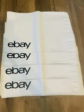 50 Ebay Branded Poly Mailers 13x10 envelopes shipping no padding BLACK