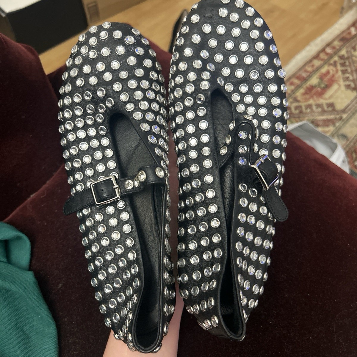 専用！TONY BIANCO/トニービアンコ スタッズベルテッド MIAMI Tony bianco Studded Flats | eBay