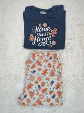 Men's Jammies For Your Families Home Sweet Home Cookie Top & Bottoms Pajama Set