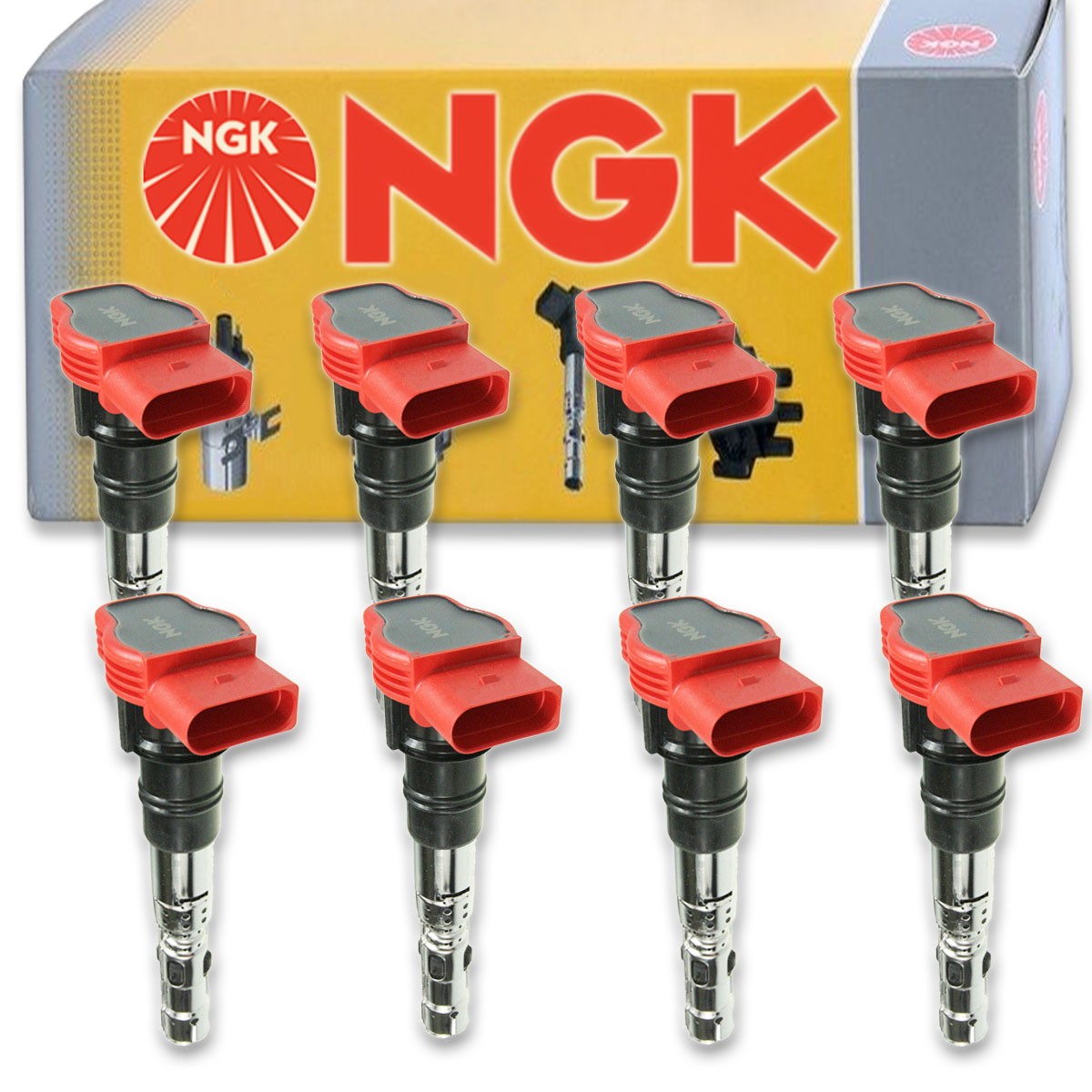 8 pcs NGK Ignition Coil for 2004-2006 Volkswagen Phaeton 4.2L V8 - Spark gb