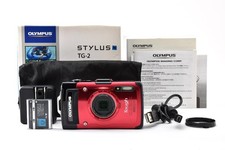 Olympus STYLUS TG-2 Tough 12MP Waterproof Digital Camera Red From JAPAN