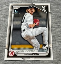 2024 Bowman Chrome Hagen Smith Chicago White Sox 1st Bowman Rookie Card BD-2