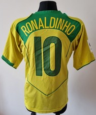 Brazil 2004 - 2006 Home football Nike shirt 10 Ronaldinho size Large Adult