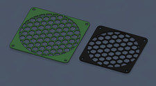 PC Fan Grill / Fan Cover - Honeycomb, Diagonal