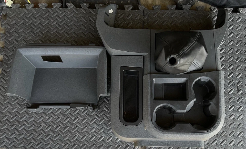 2006-2008 Dodge Ram 1500 2500 Floor Console Cup Holder Manual 3500 Gray - Image 2 of 4