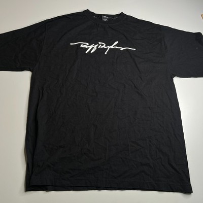 RUFF RYDERS DIRTY DENIM 総柄 シャツ　XL(LL) Vintage DMX Ruff Ryders Dirty Denim Black Long sleeve T-shirt