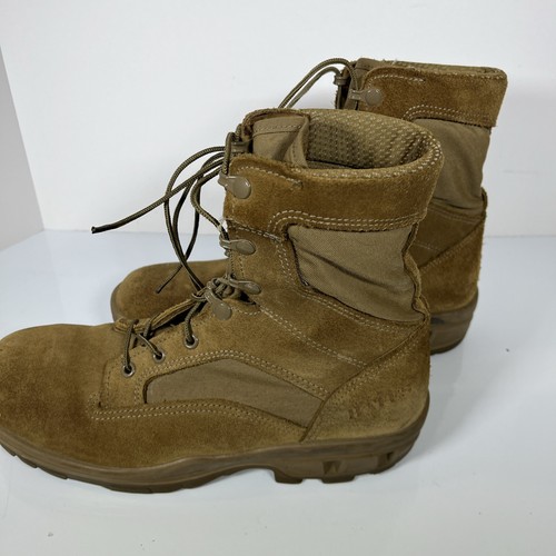 Bates Boots Mens Size 10 Tan Combat Vehicle Crewman Gore-Tex Vibram Sole Army - Picture 13 of 20