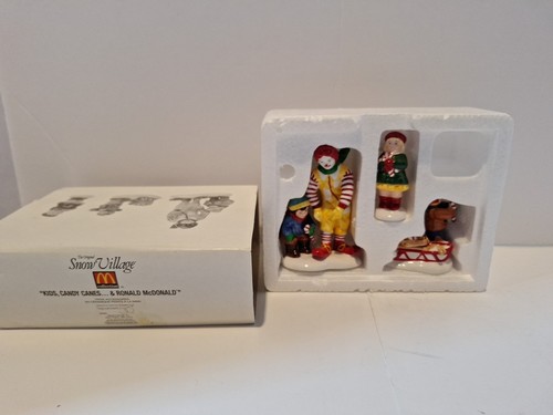 Department 56 Snow Village Kids Zuckerstangen & Ronald Mcdonald 